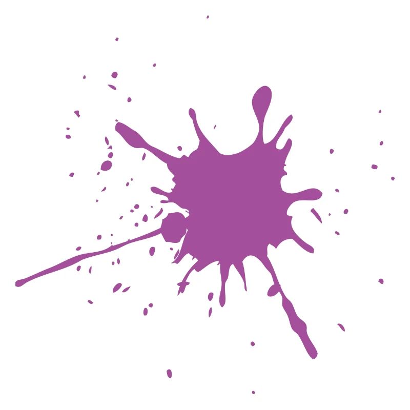 Farbklecks Klecks Farbspritzer magenta Geschenk