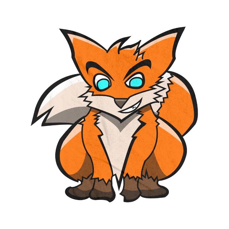 Cool fox cartoon