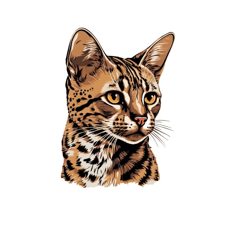 chat du Bengale, Chat du Bengale rosé