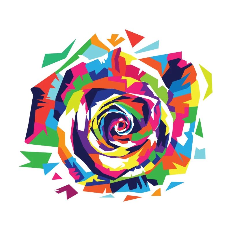 Abstrakte Blume