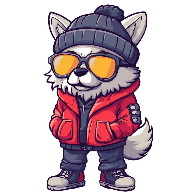 Wolf Cool Comic