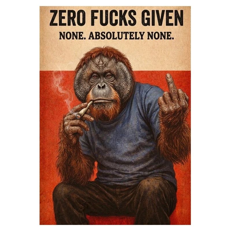 Zero Fucks Given Ape