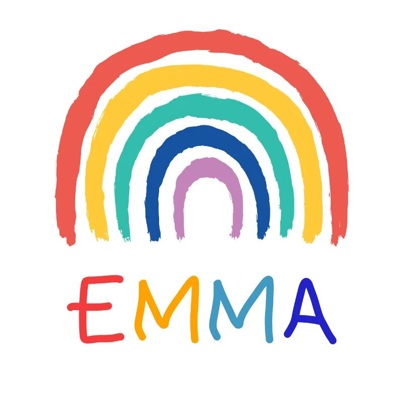 Emma Mädchen Name Kinder Regenbogen
