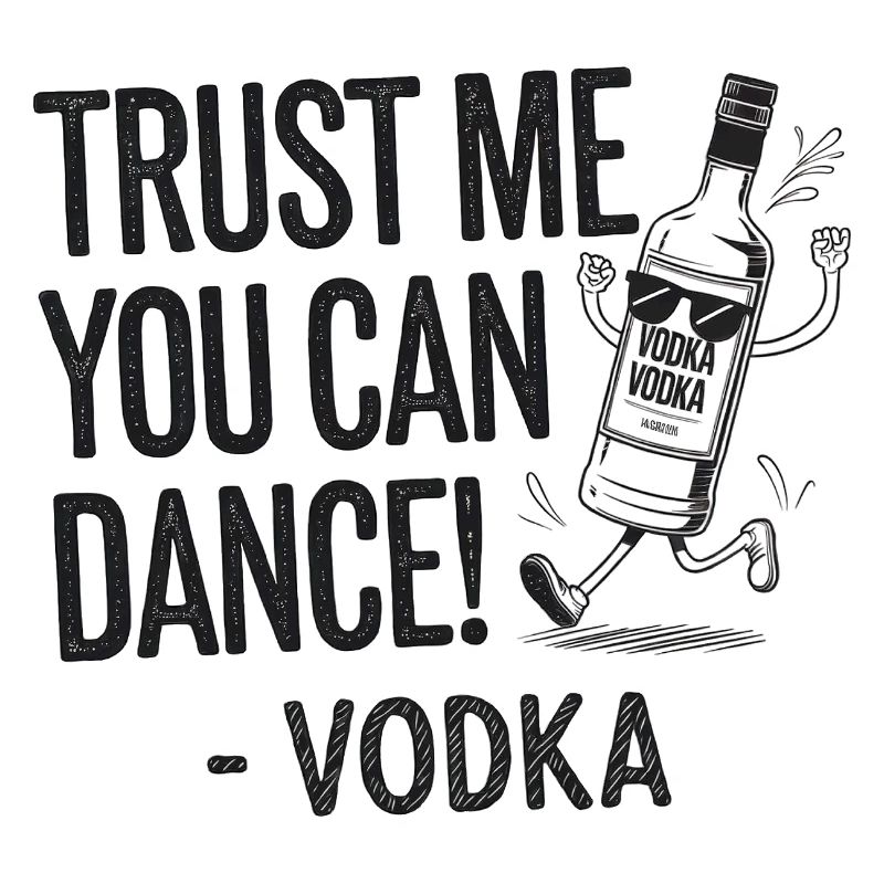 Croyez-moi, vous savez danser. -Vodka