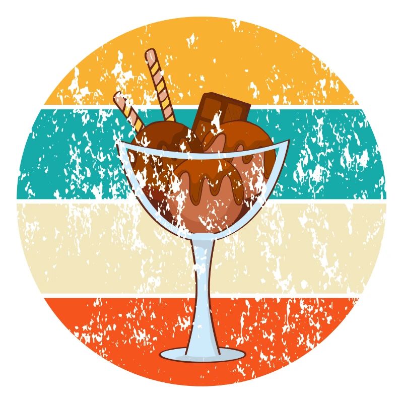 Vintage Retro Eisbecher