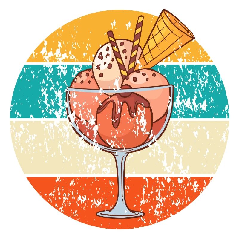 Vintage Retro Eisbecher