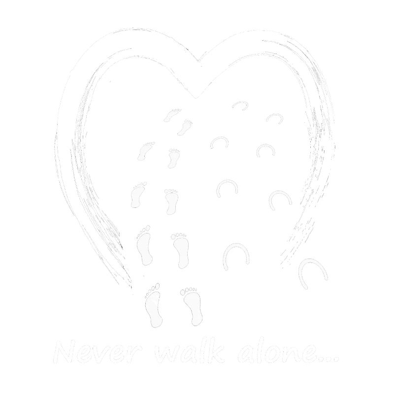 Never walk alone Reiten Pferde Hufe Spuren Liebe