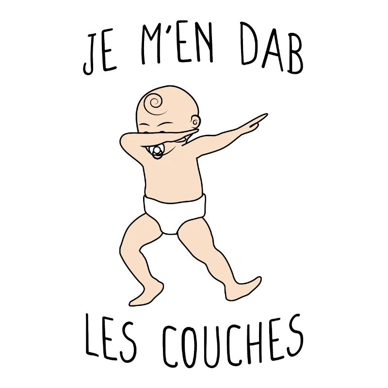Je m'en DAB les Couches - Naissance - Bébé Drôle