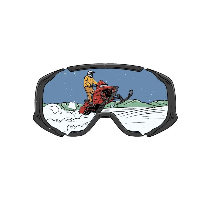 Cool snowmobile design for a trail snowmobile