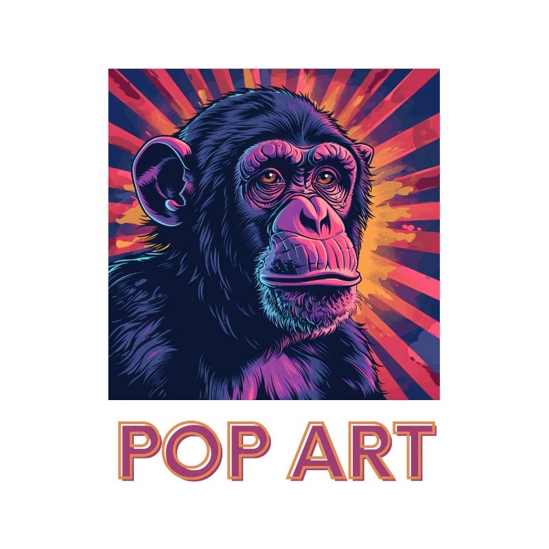 Pop Art Affe