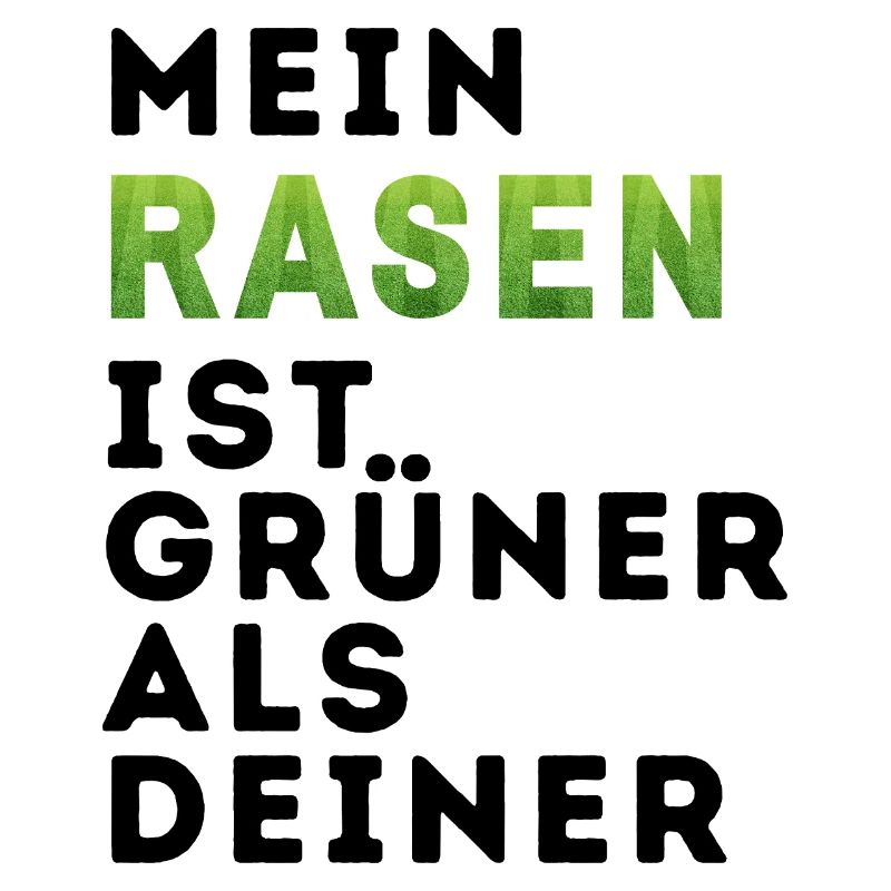 Cooles Rasenstatement Design