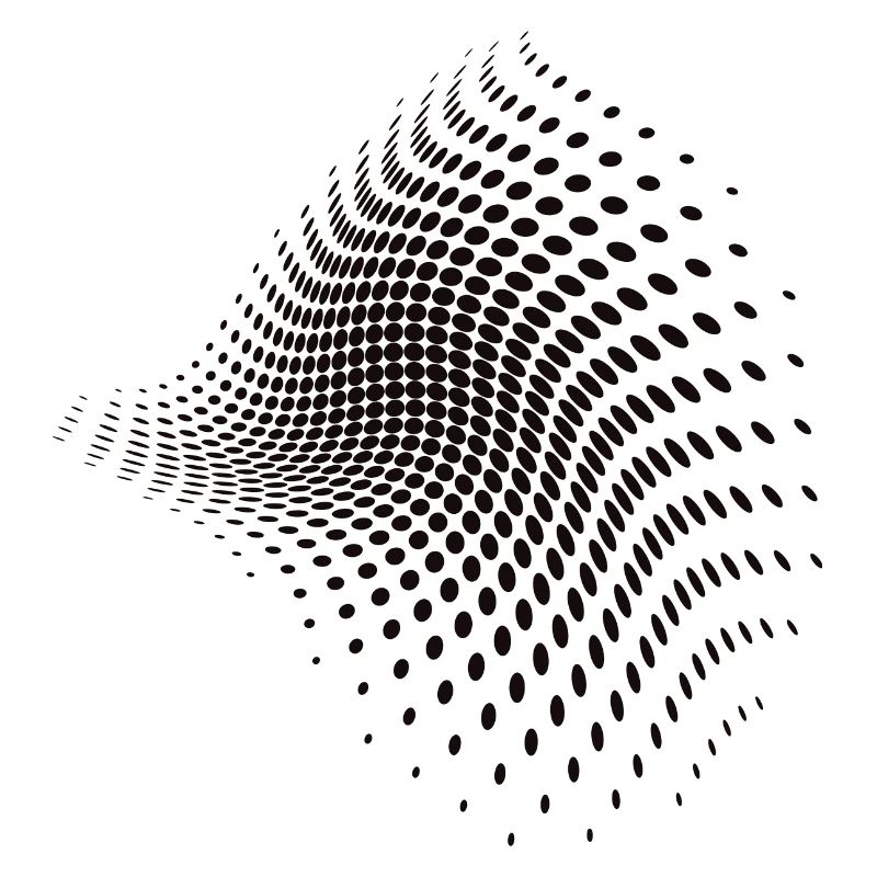 Cadeau de géométrie de formes d'illusion d'optique