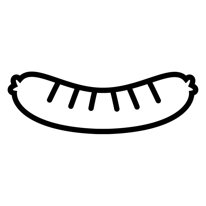 Sausage Outline