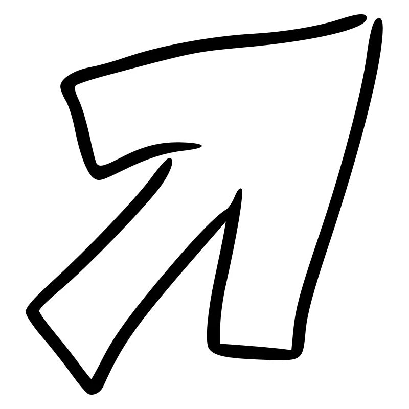 Arrow drawing sketch black