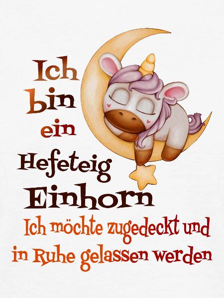 Hefeteig Einhorn