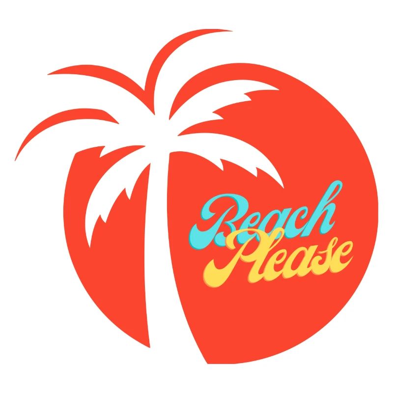 Beach Please red