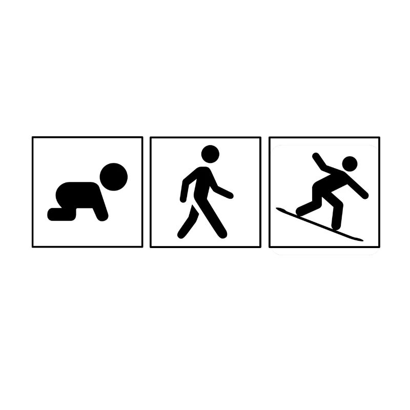 Snowboarder Evolution Schnee Boarder Geschenk