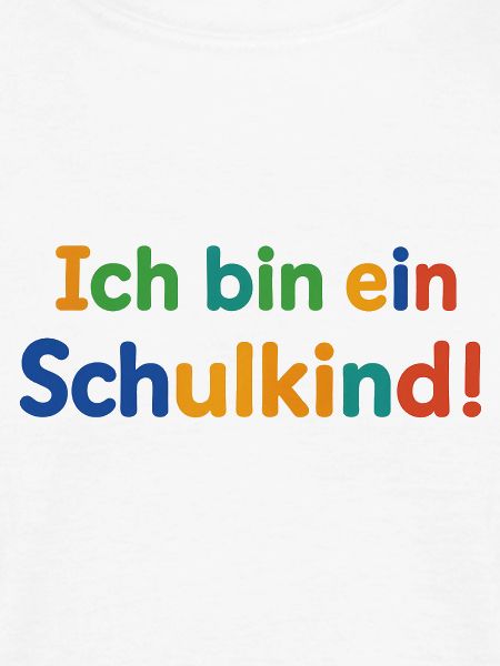 Ich bin ein Schulkind! 