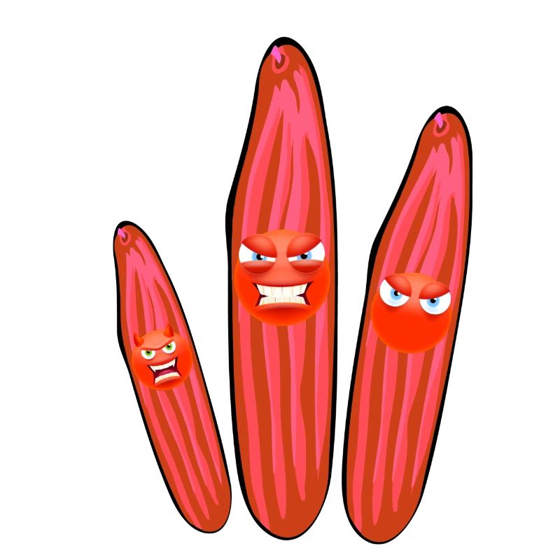 Wütende Gurke, Gurken, Comic, Gurke