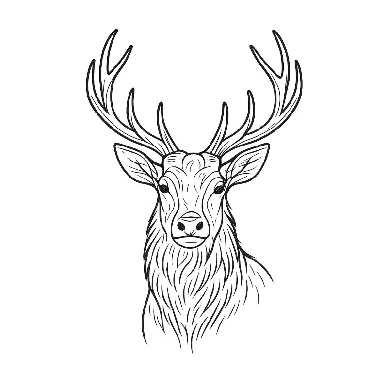 Modern deer design