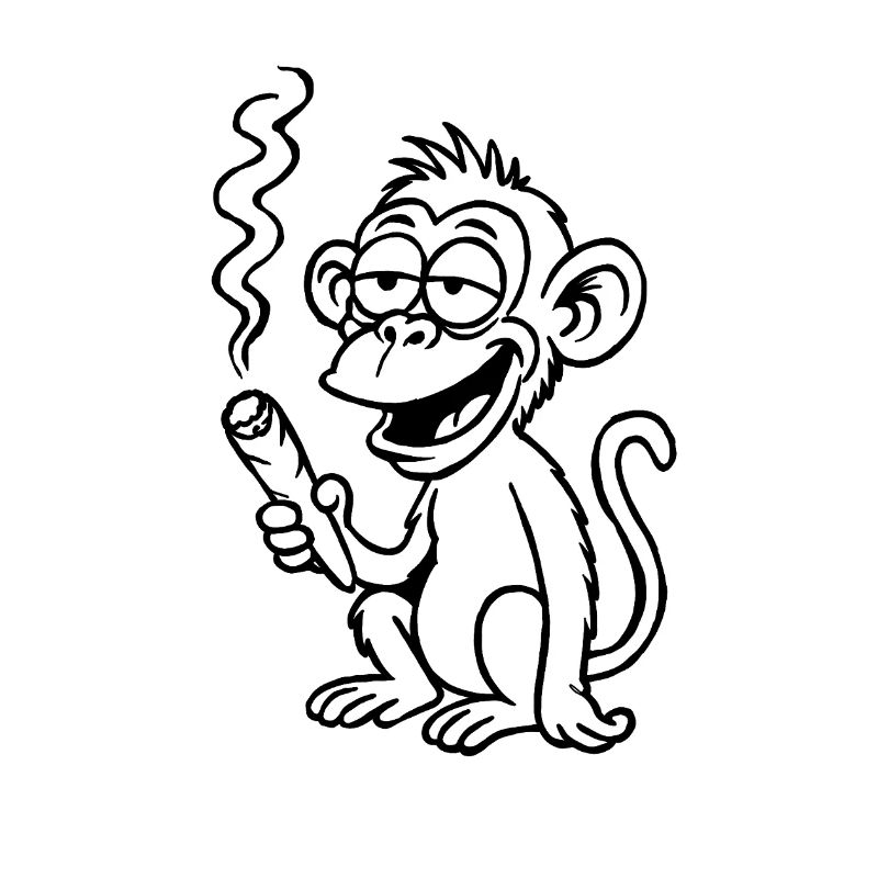 Le singe vise un peu différemment