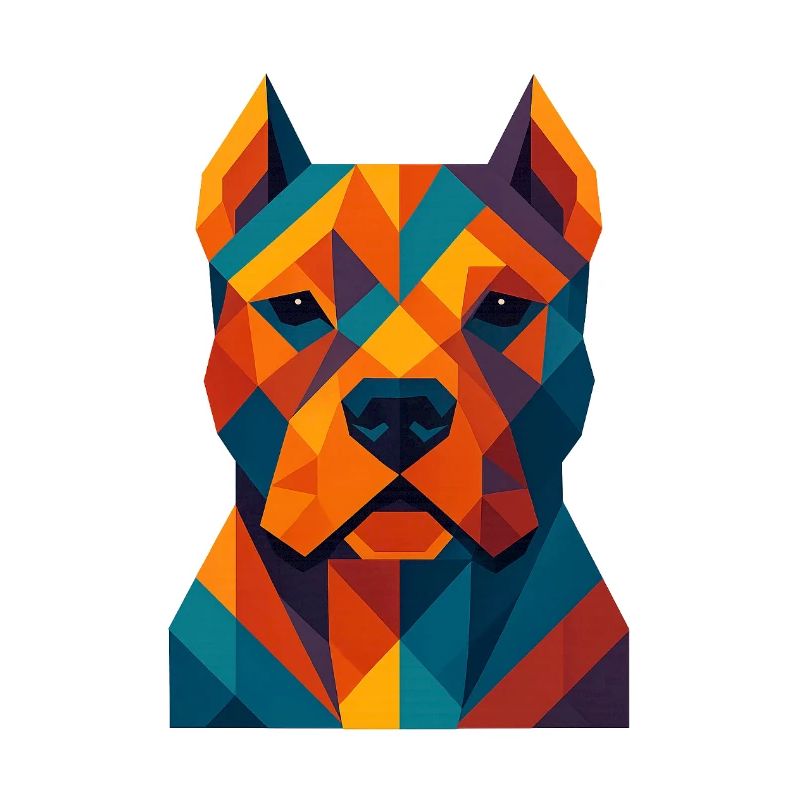 Chien | Tête de chien Impression / Impression / Design