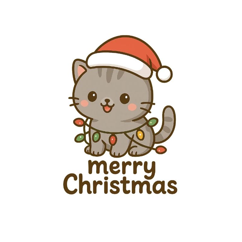 Chaton de Noël