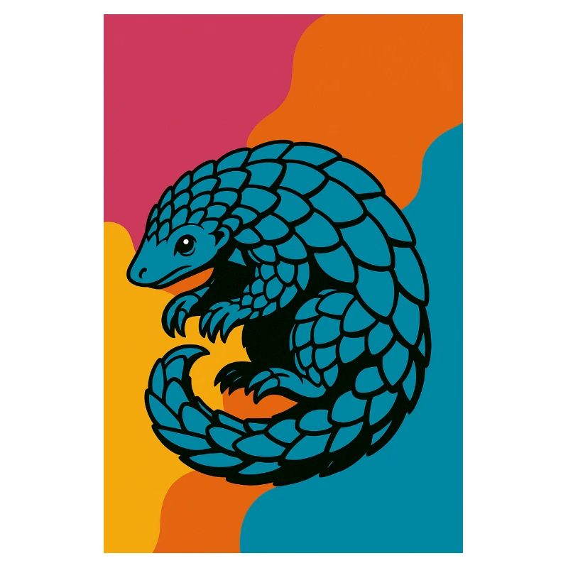 Pangolin Pop Art