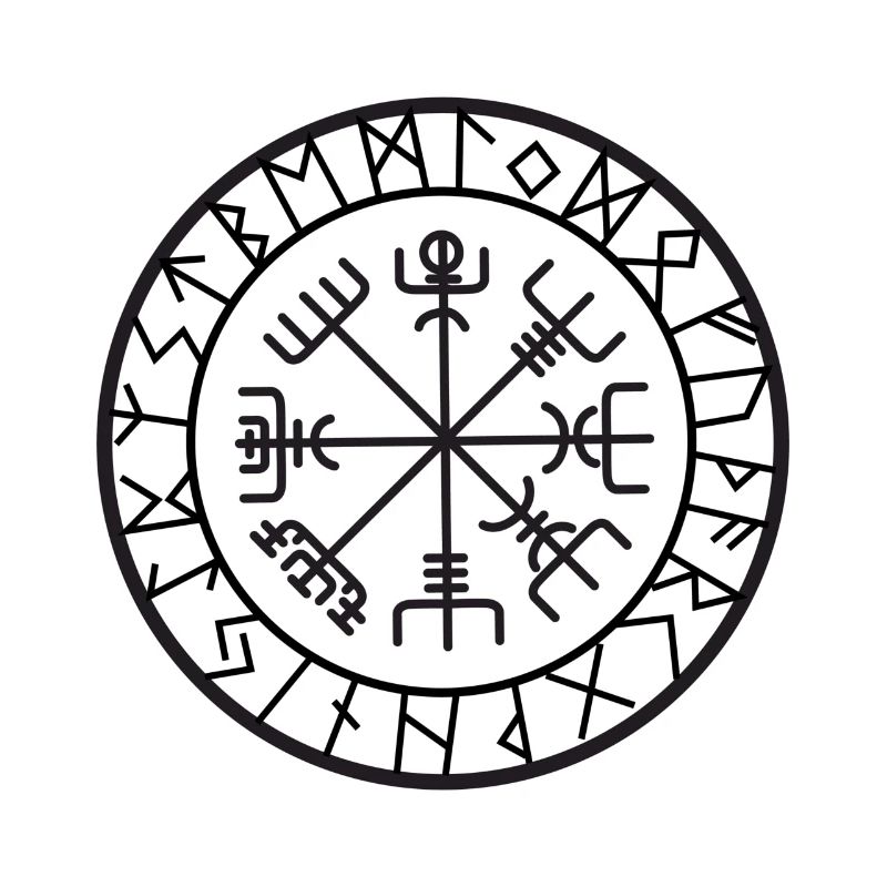 compass norse viking warrior odin thor barbare