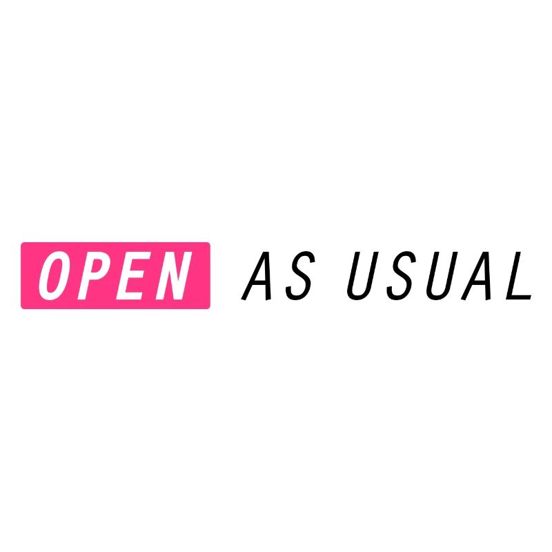 Open as usual !