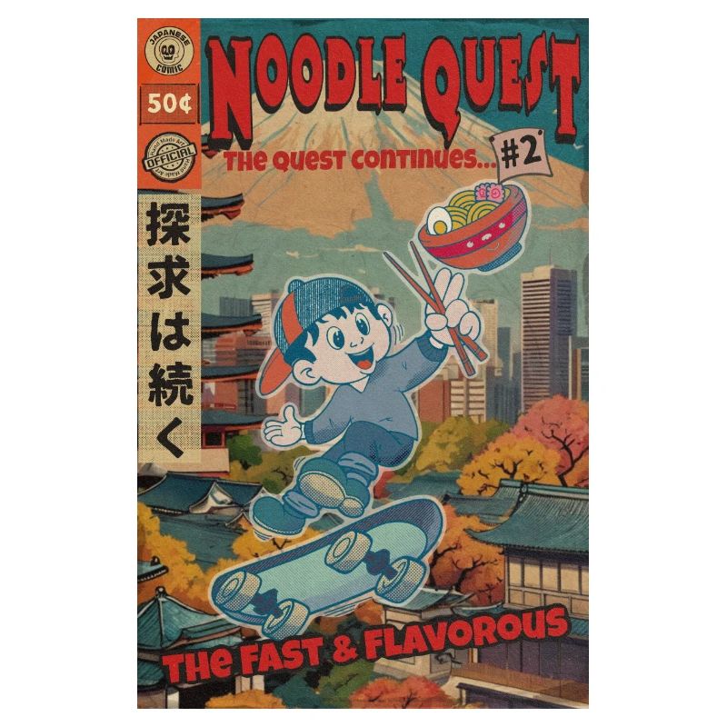 Retro Noodle Quest Comic