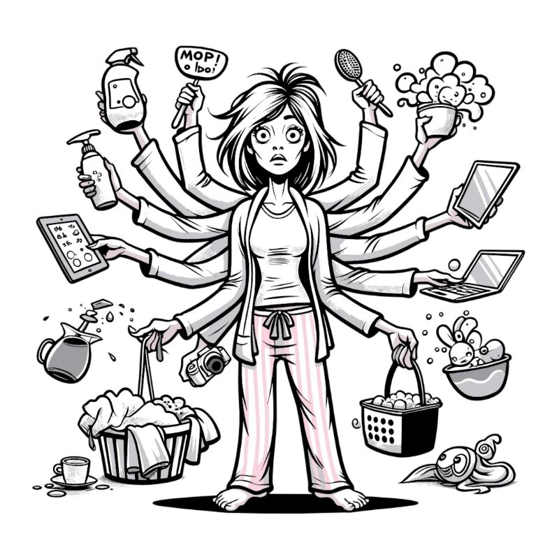 Multitasking Mom