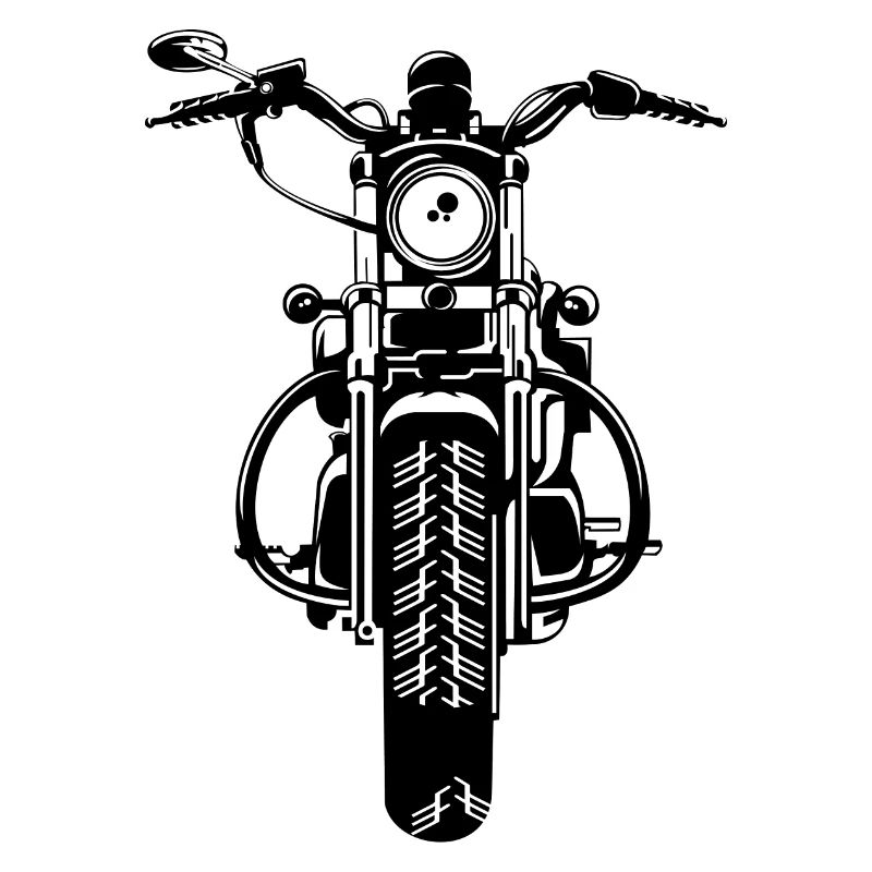 Chopper / motorcycle 07_black white