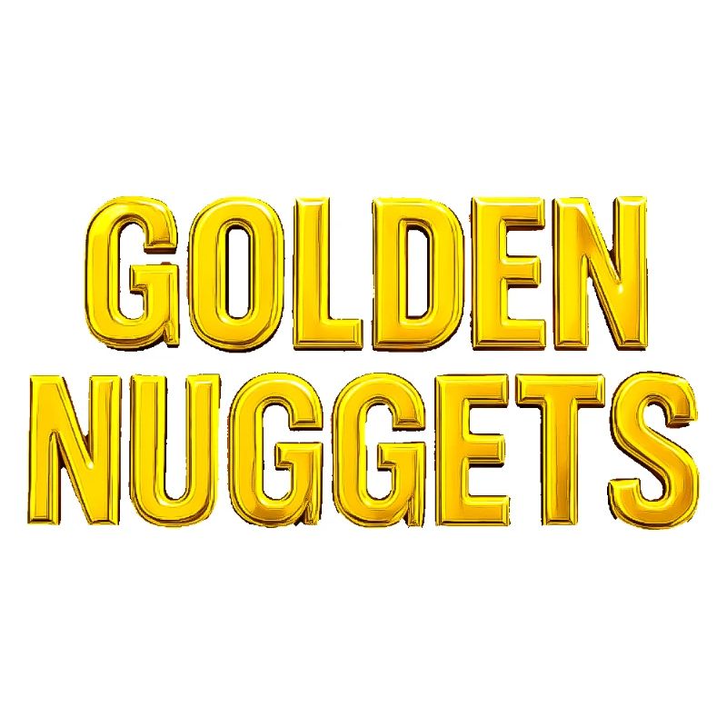 Gold Nuggets 3D Text