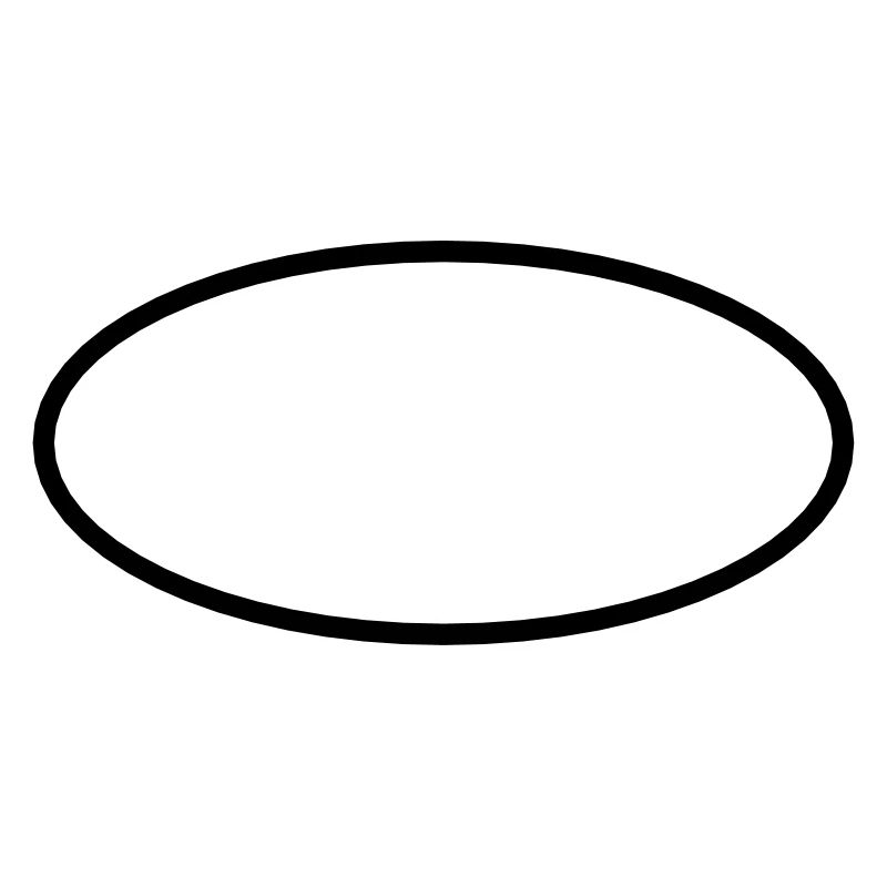 Math symbol - ellipse