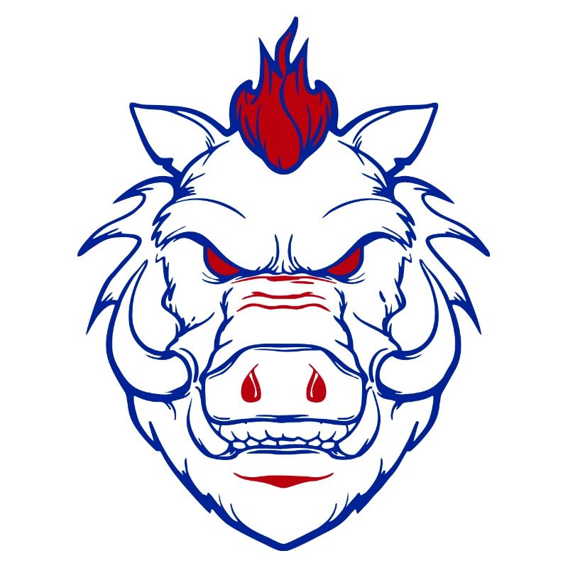 White boar