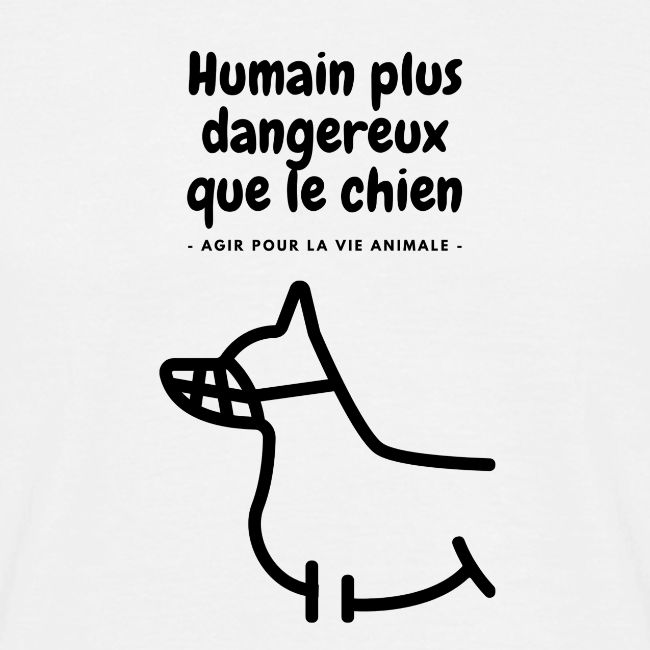 Humain plus dangereux que le chien