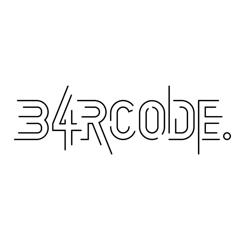 B4RCODE. Tech black