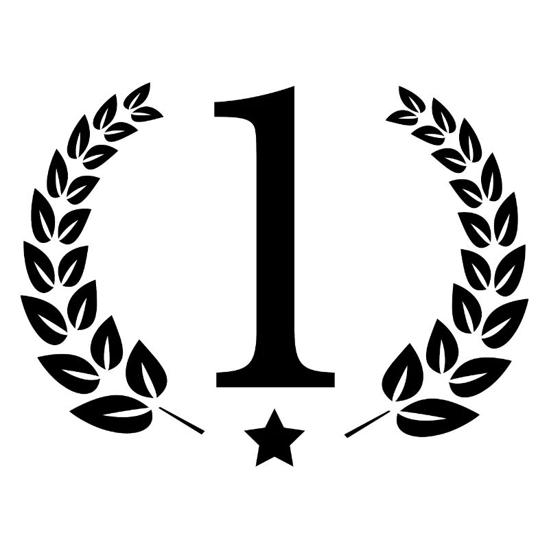 Nummer 1. Das Beste, Cool, Gewinner, Nr. 1. Olivenblatt