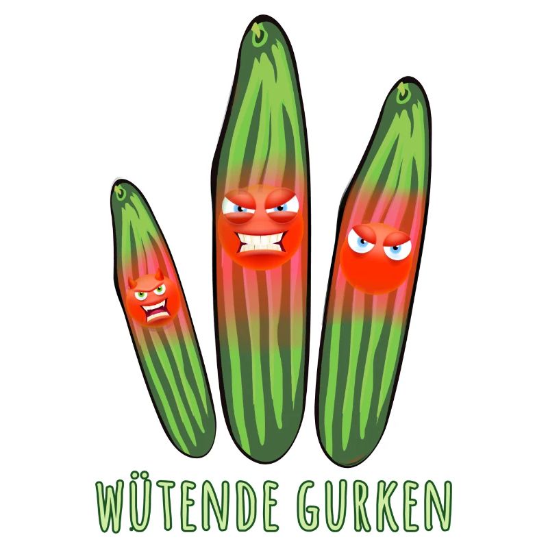Wütende Gurke, Gurken, Comic, Gurke