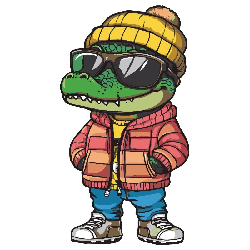 Alligator Cool Comic