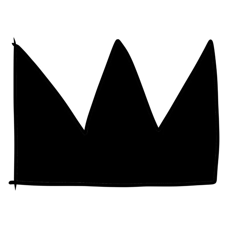 Symbole de la couronne Forme de roi