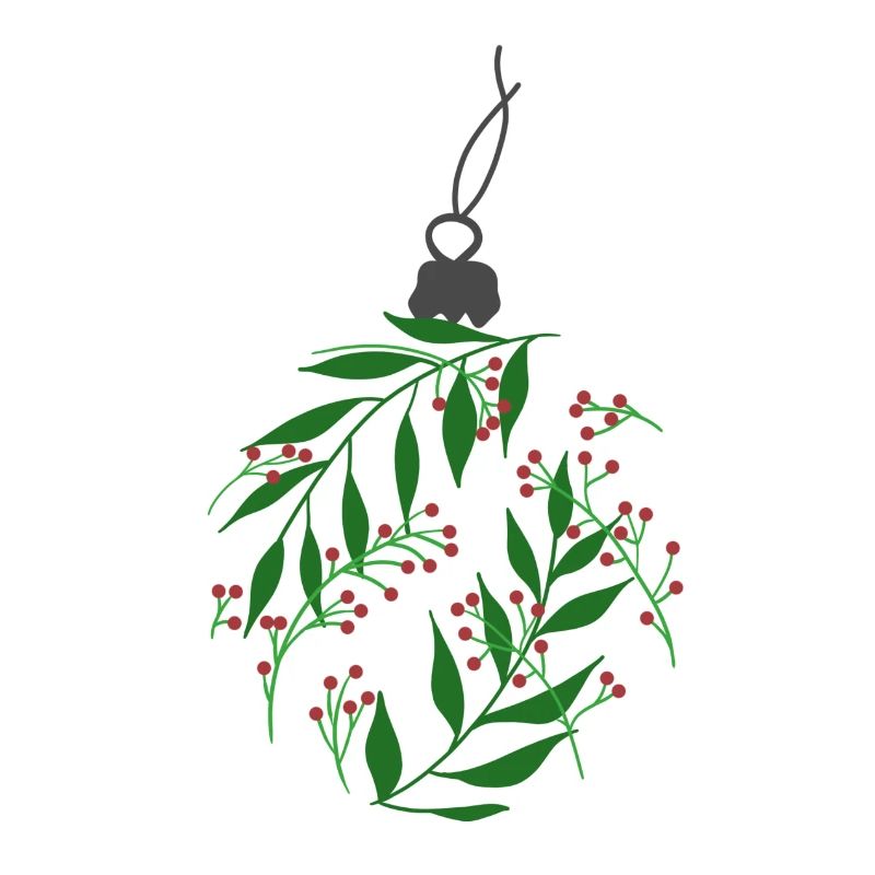 Boule de Noël discrète