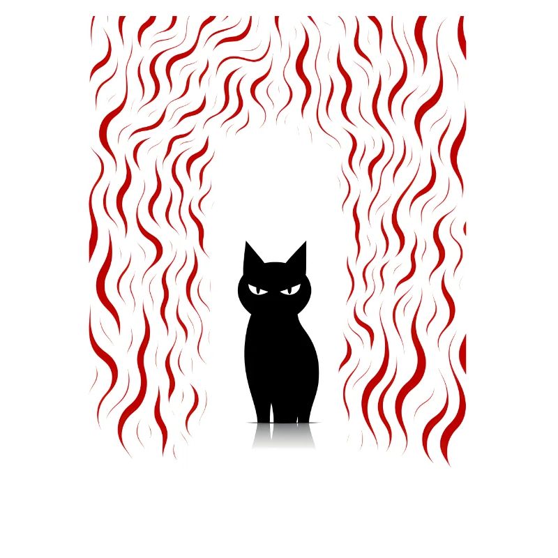 Katze mit schlechter Laune