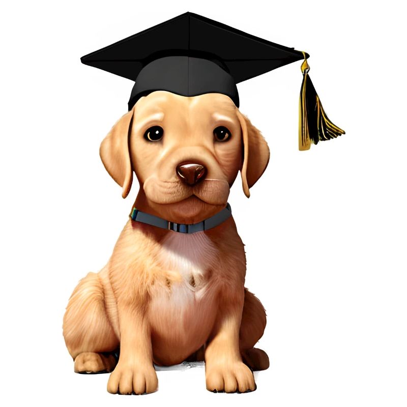 Bachelor Labrador Graduation Study Dogs