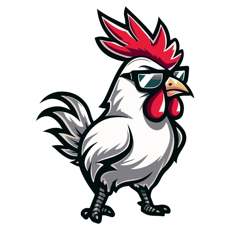 Rooster Comic Cool