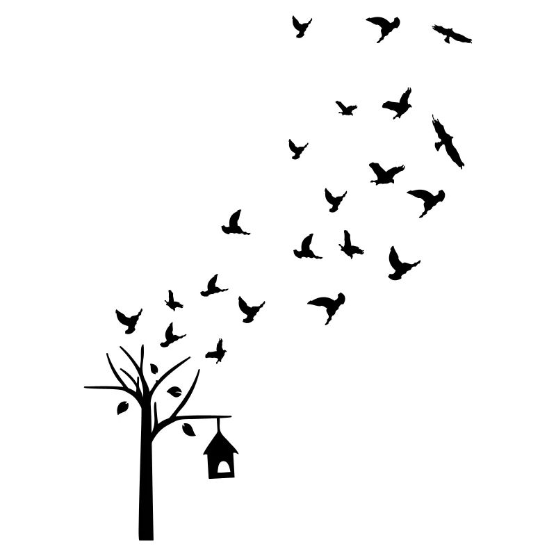 Tree & Bird's cage