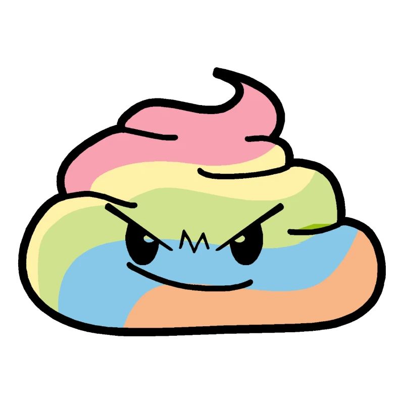 Rainbow Bunch - Poo grumpy poop