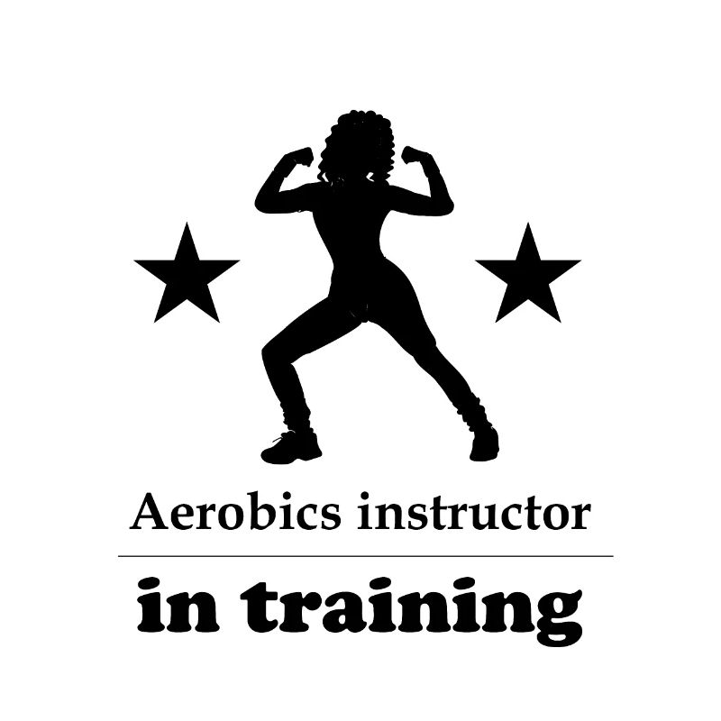 Aerobics instructor in training
