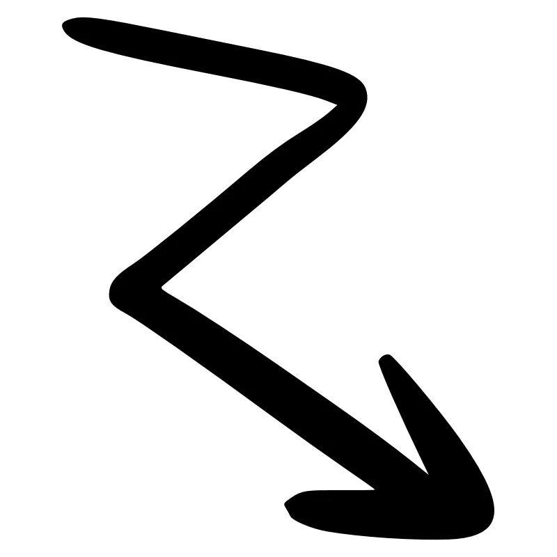Arrow drawing sketch black